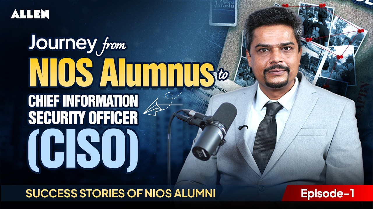 Success Stories of NIOS Alumni | No Barrier in Govt. Jobs | Episode 1 | Mr. Asit Kumar (CISO & DPO)