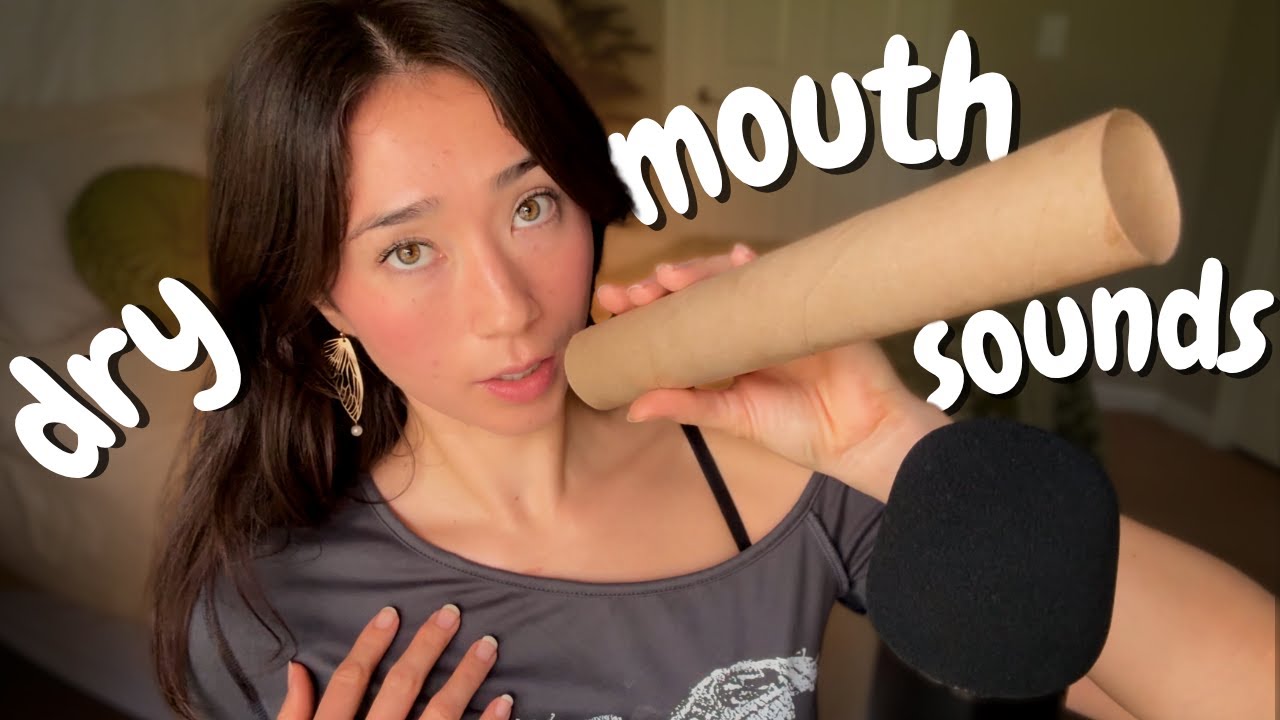 ASMR Tingly Dry Mouth Sounds for YOU ❣️✨ (sksk, tounge clicks, coconut, & more)