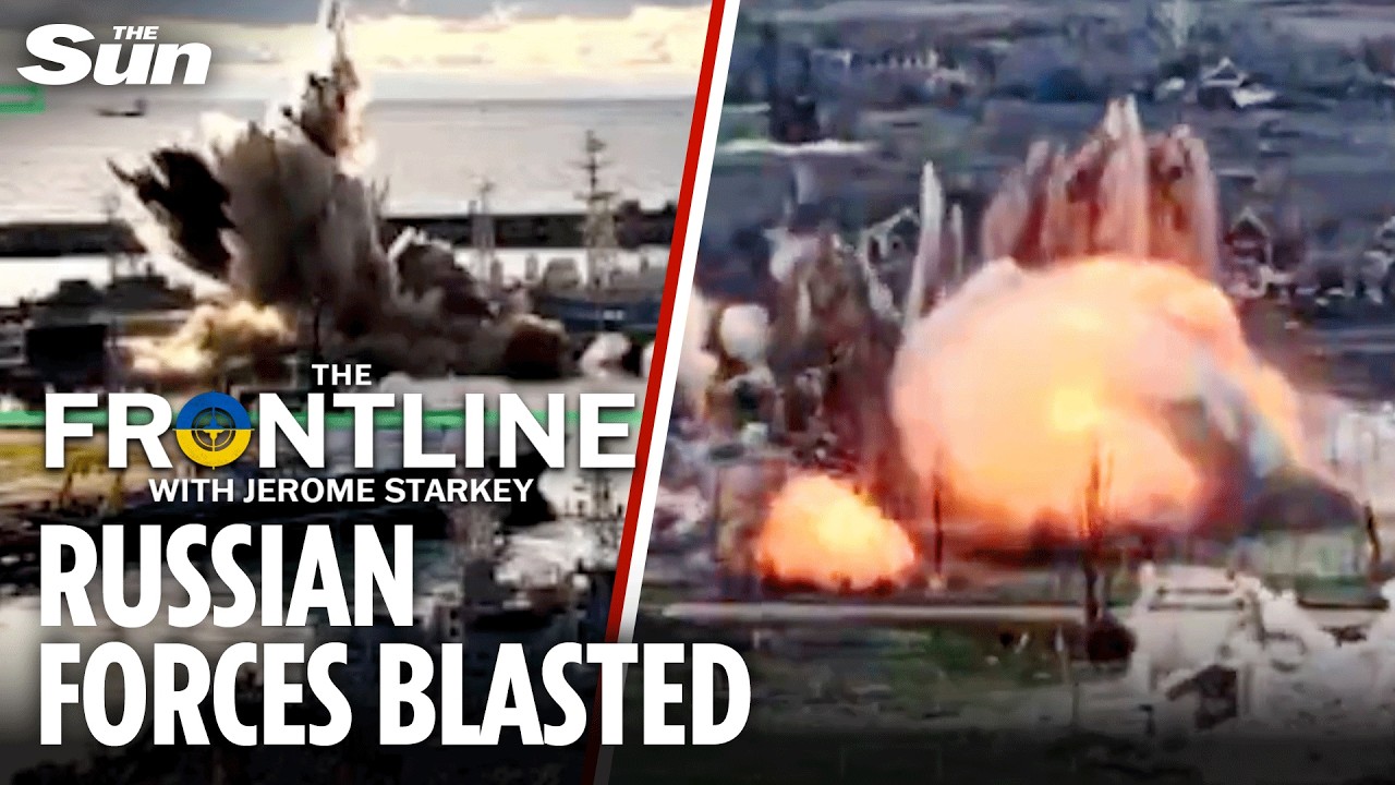 Ukraine HITS BACK with strike on Russian sub as it pummels Putin's oil refineries and fighter jets