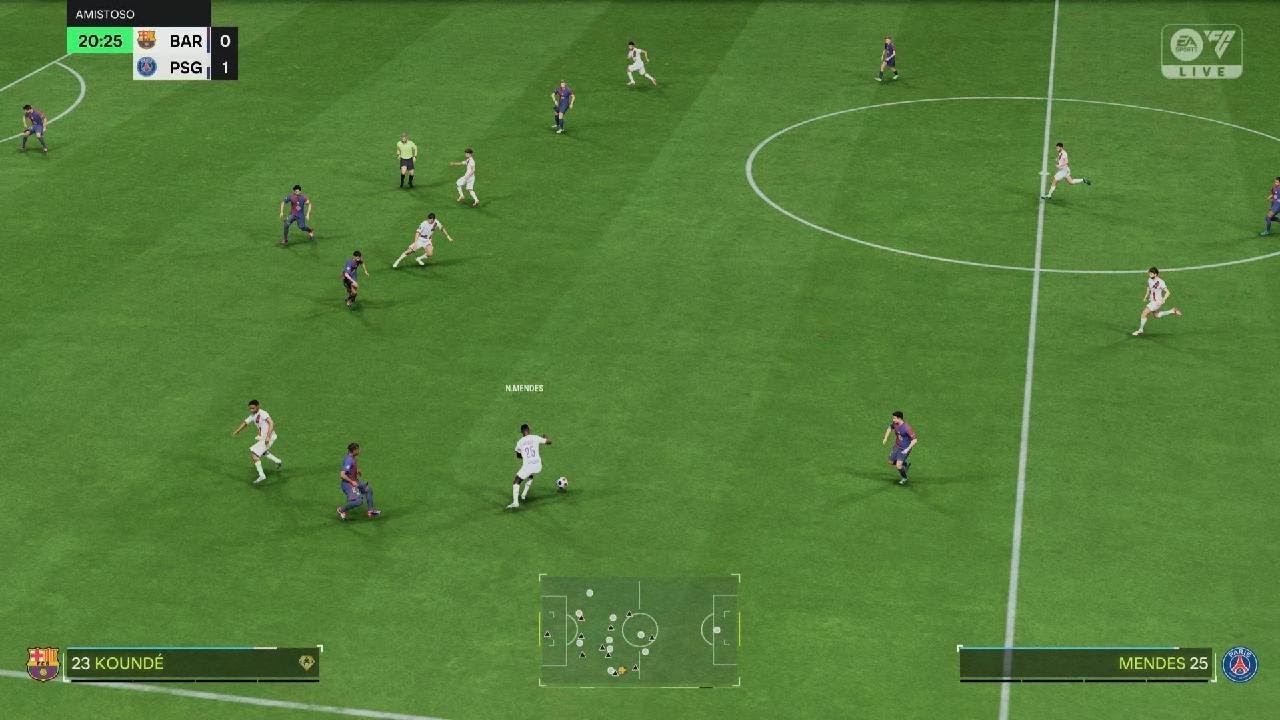 Quartas de final da copinha Barcelona X psg no fc 25