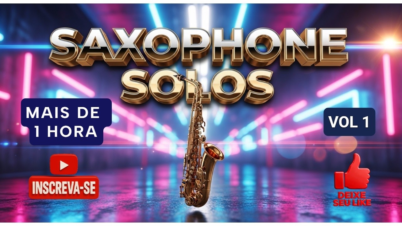 MUSICAS INSTRUMENTAIS EM SOLOS DE SAXOFONE, MAIS DE 1 HORA - VOL1