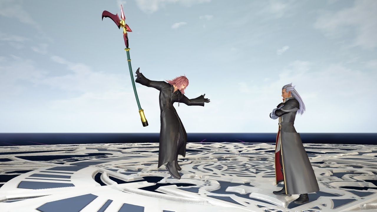 KH3 MODS: Marluxia vs Ansem. (No Damage) (Critical Mode)