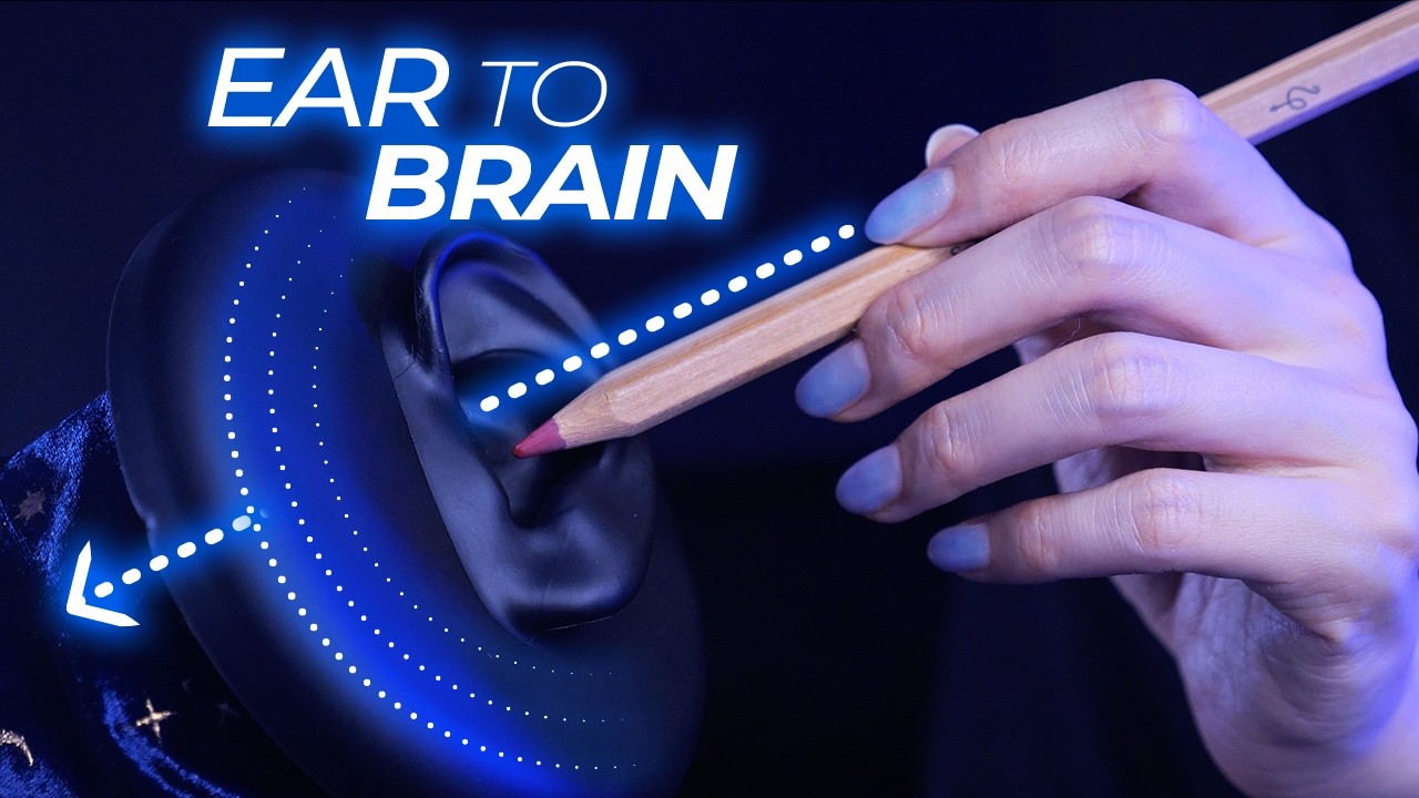 ASMR 3D Ear-to-Brain Cleaning for the DEEPEST Tingles (No Talking)
