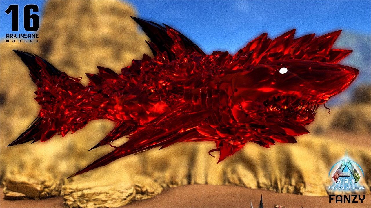 ត្រីឆ្លាមចេះហោះ MEG THE MEGA 😱 |  ARK: SURVIVAL ASCENDED MODDED KHMER #16