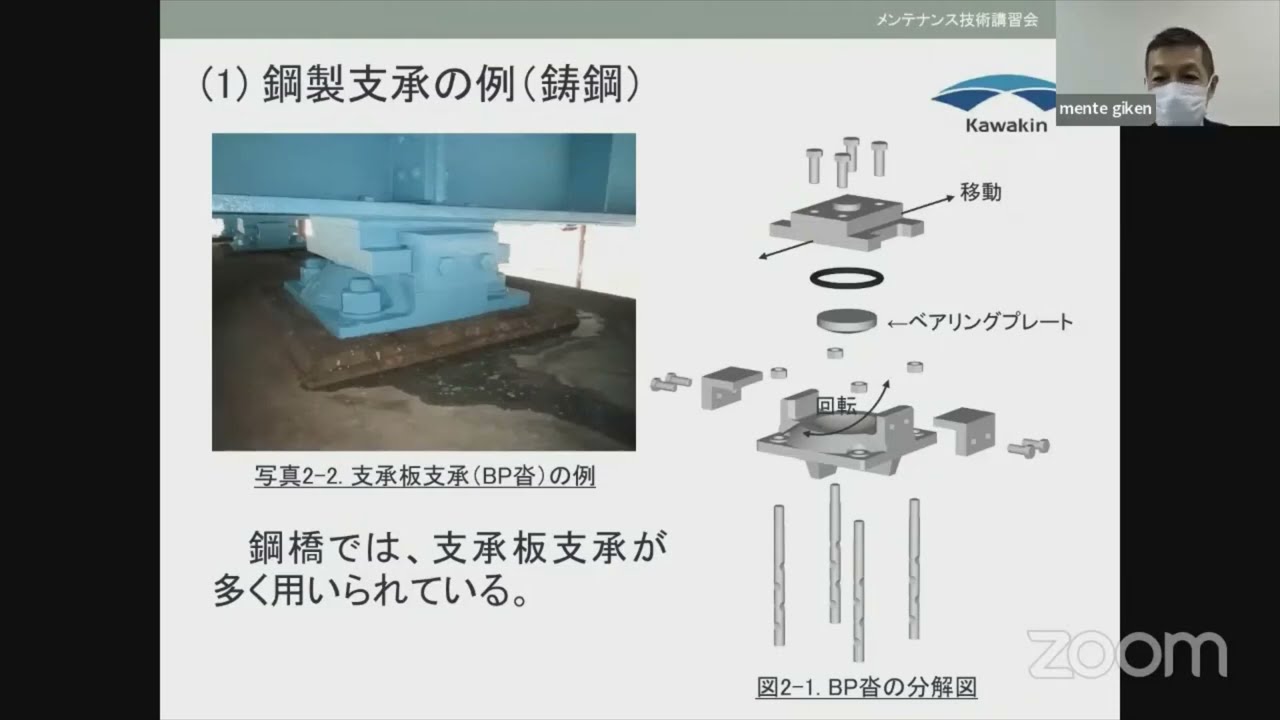 【講習会】橋梁の点検・診断で直面する課題  新潟県コンクリート診断士会　近藤　治　R4.2.24
