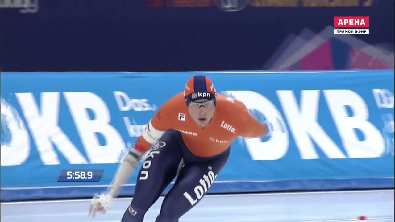 Sven Kramer 10000m - 12:38.89 (HD) World Championships. Gangneung 2017