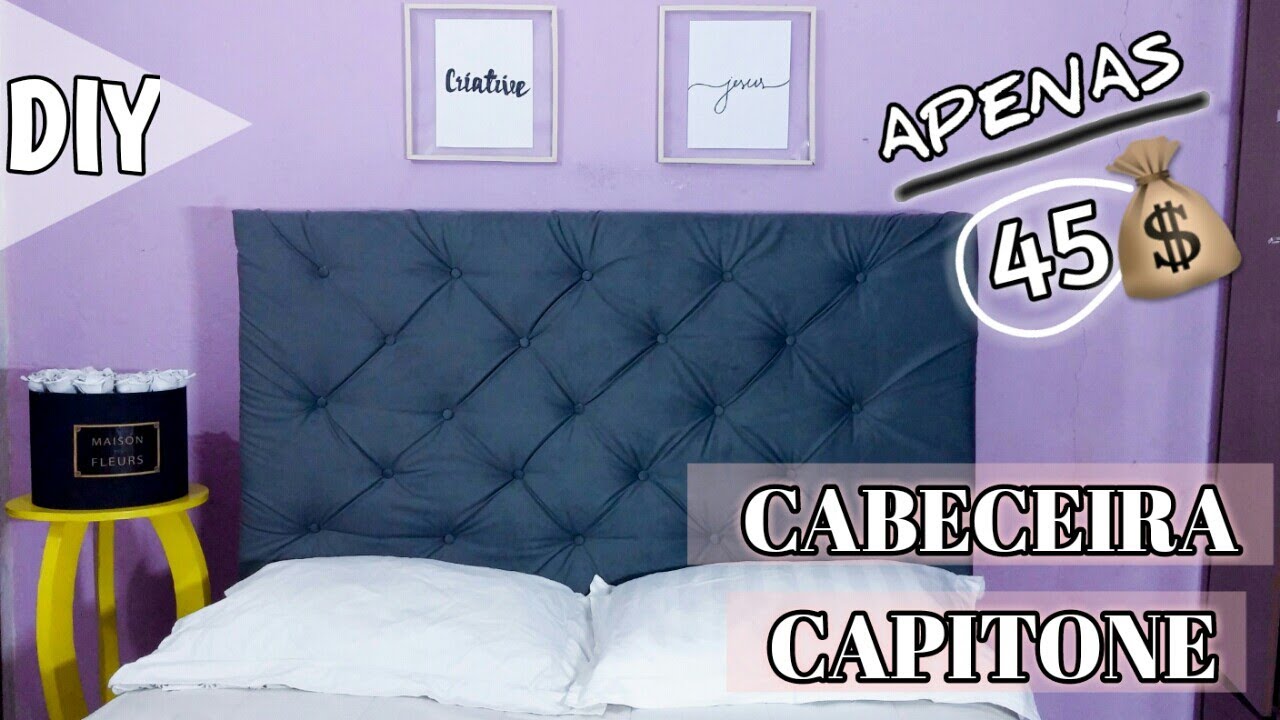 DIY: DO LIXO AO LUXO CABECEIRA MAIS BARATA DO MUNDO