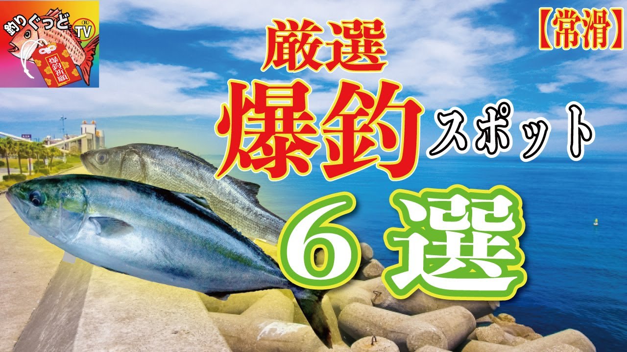 【行けば釣れる釣場6選】常滑釣りスポット【厳選】