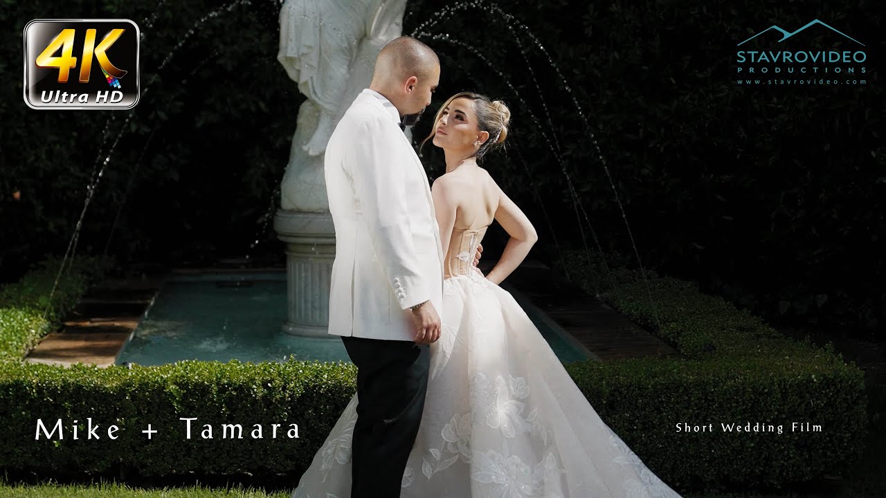 Mike + Tamara's Short Wedding Film 8K UHD  at Palladio hall st Mary's Church and Pasadena Villa