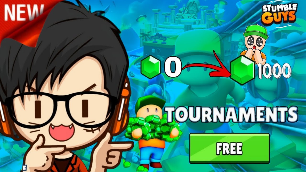 Stumble Guys in Hindi but  How I got 1000 gems for free (part 1)