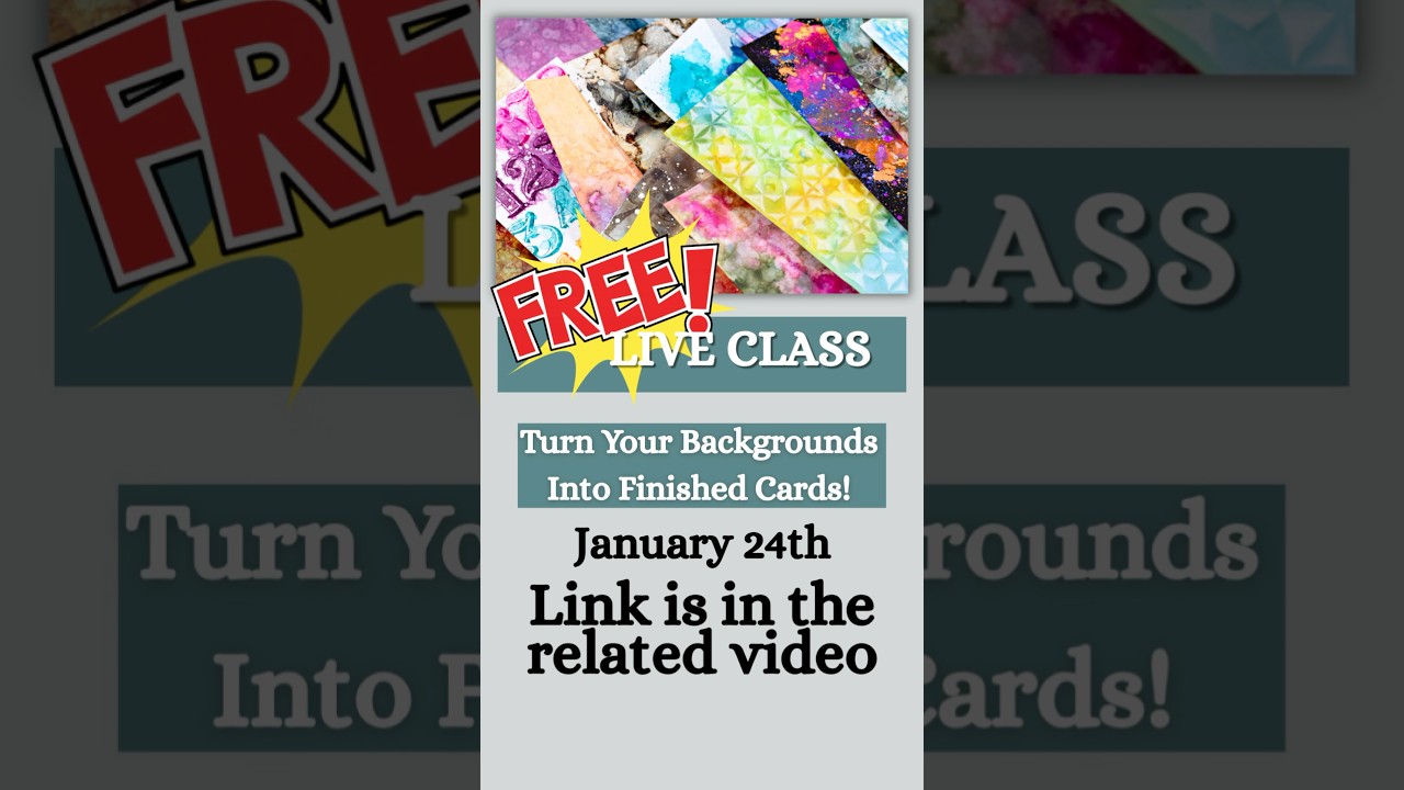 FINALLY Turn Those Backgrounds Into Cards! 