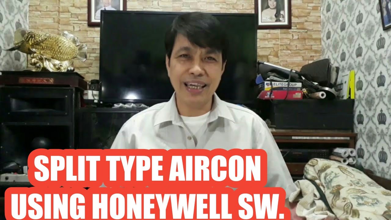 SPLIT TYPE AIRCON CONVERT TO MANUAL USING HONEYWELL SW.part-1