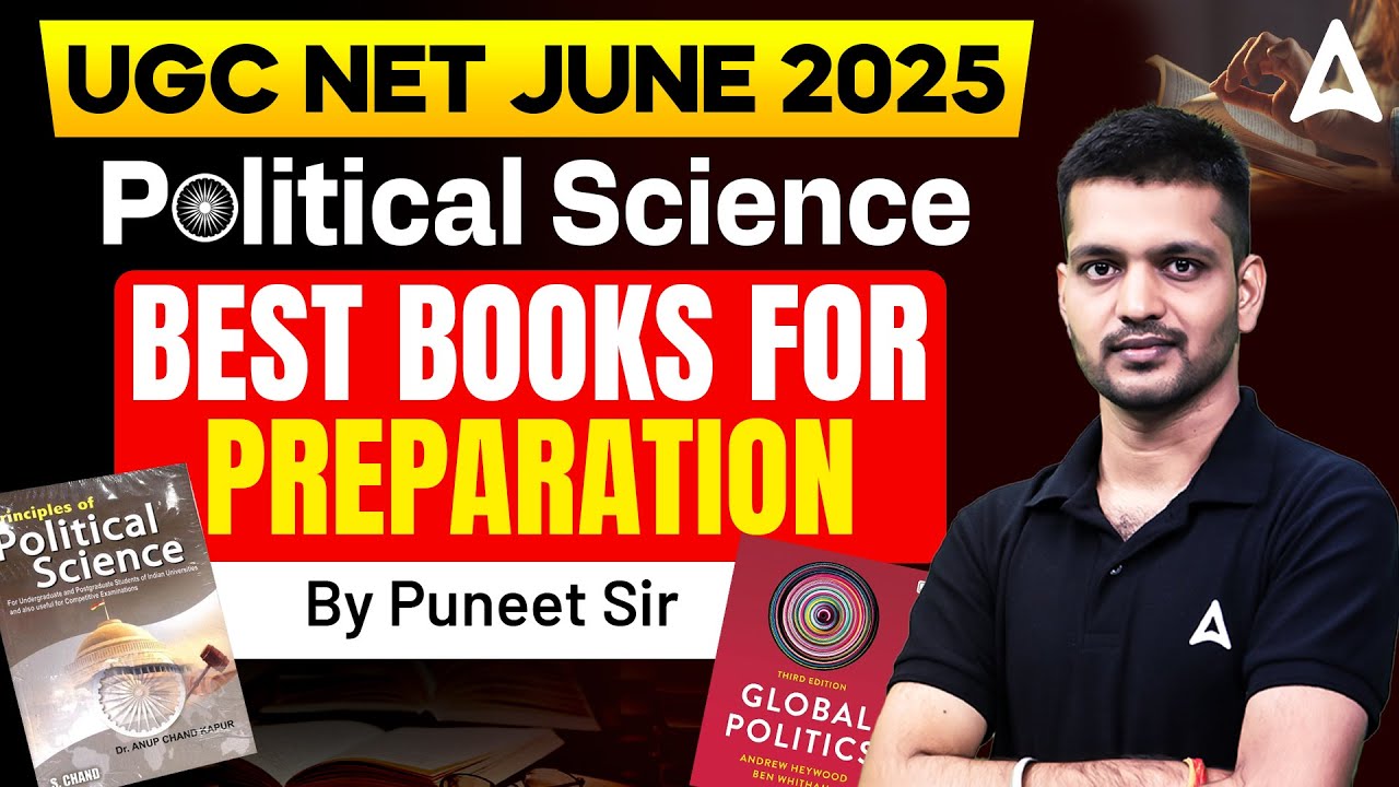 UGC NET Political Science Best Books for Preparation 2025 | By Puneet Sir