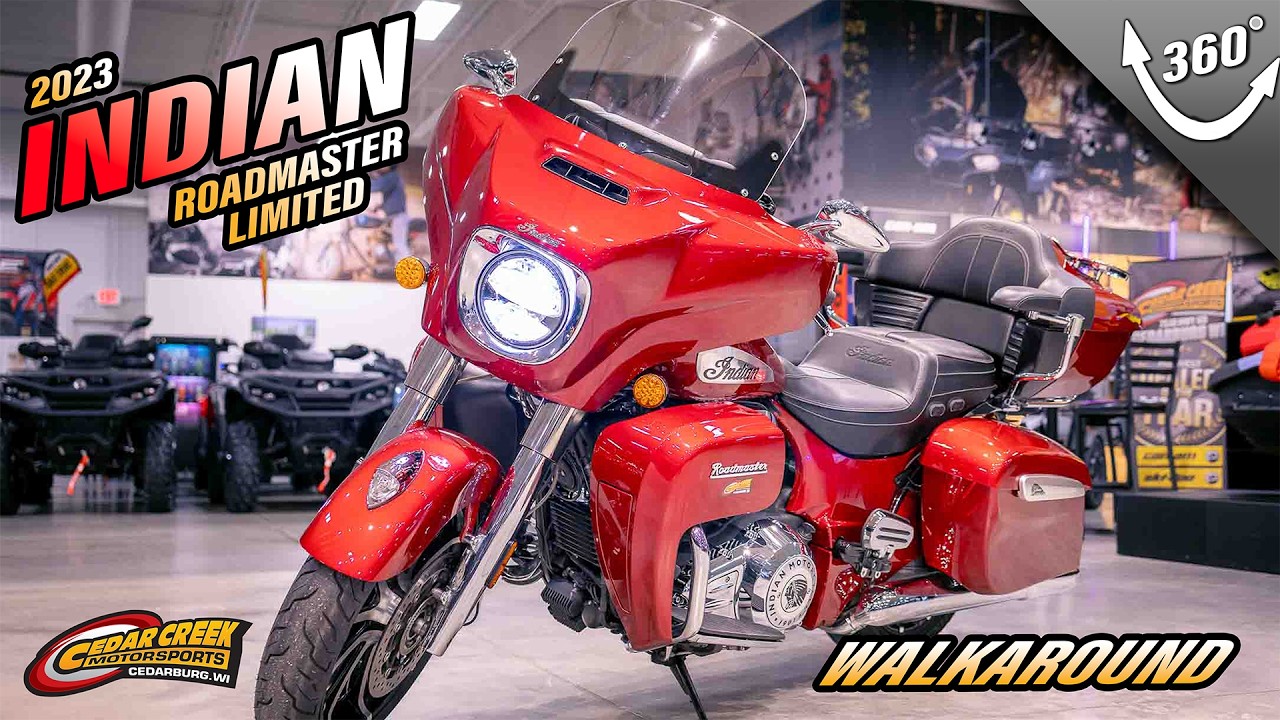 Walkaround | 2023 Indian Motorcycle® Roadmaster® Limited Stryker Red Metallic