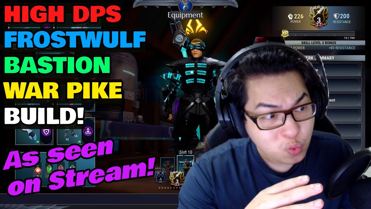HIGH DPS! - Dauntless Frostwulf Bastion War Pike Build for End Game! - Patch 1.8.4.
