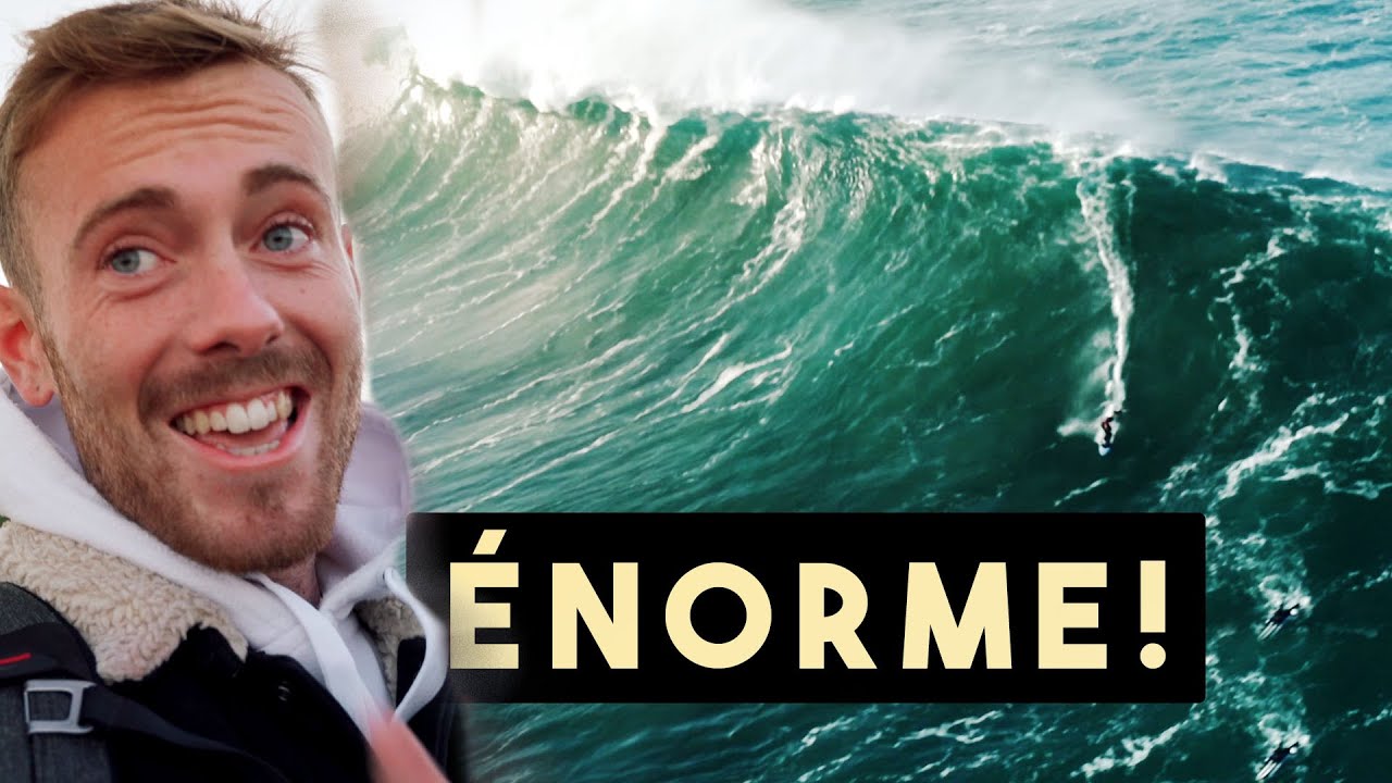 J'AI VU LES MONSTRES de NAZARÉ 😱 (C'est impressionnant)