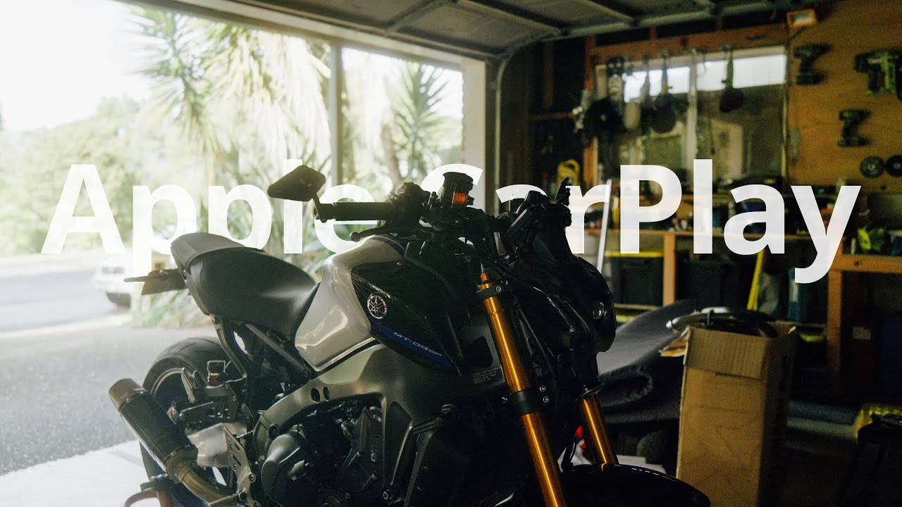 Yamaha MT09 с Apple CarPlay | Установка Chigee AIO-5 Play