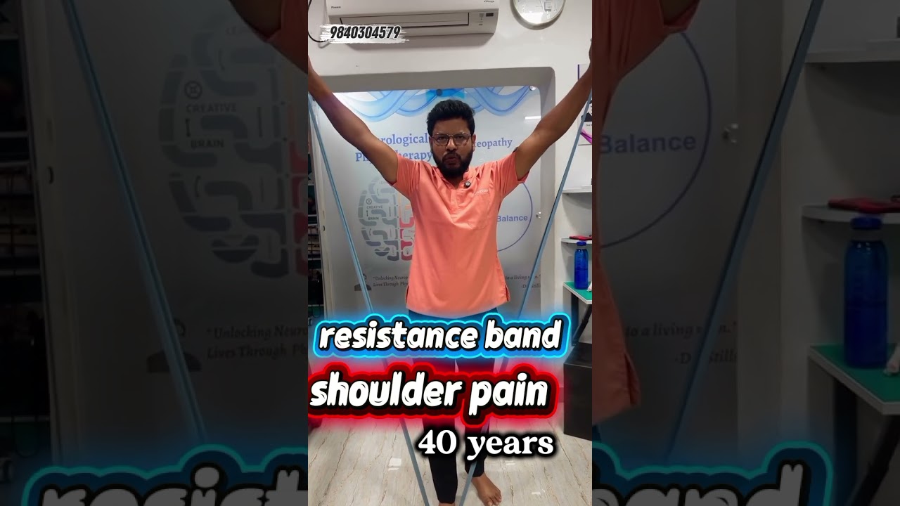 **Shoulder Pain & Resistance Band Exercises** 💪🟢 9840304579