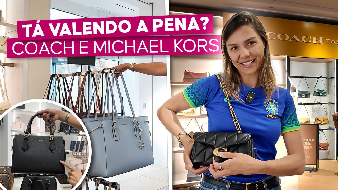 BOLSAS DE LUXO NO OUTLET EM ORLANDO: SER&Aacute; QUE VALE A PENA? COACH E MICHAEL KORS (COM PRE&Ccedil;OS)