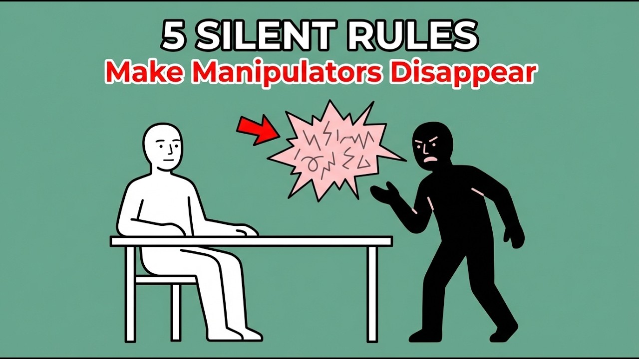 5 Silent Rules That Make Manipulators Disappear From Your Life