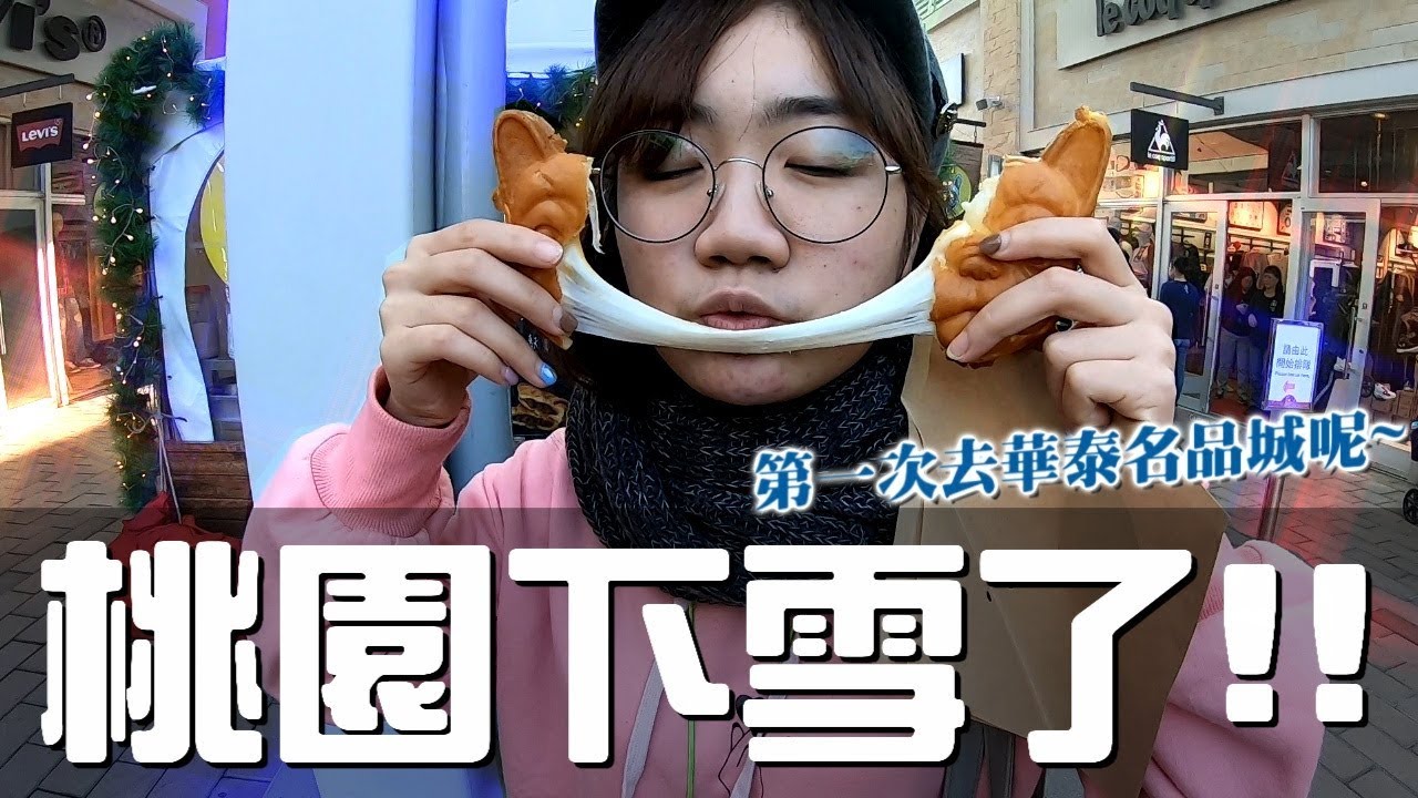 [chu樂] 桃園的街道上居然下雪了！！【華泰名品城】