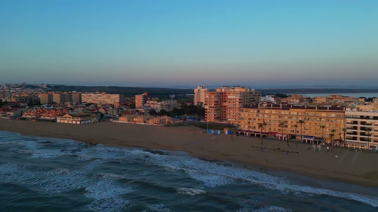 La Mata beach, Torrevieja by Drone