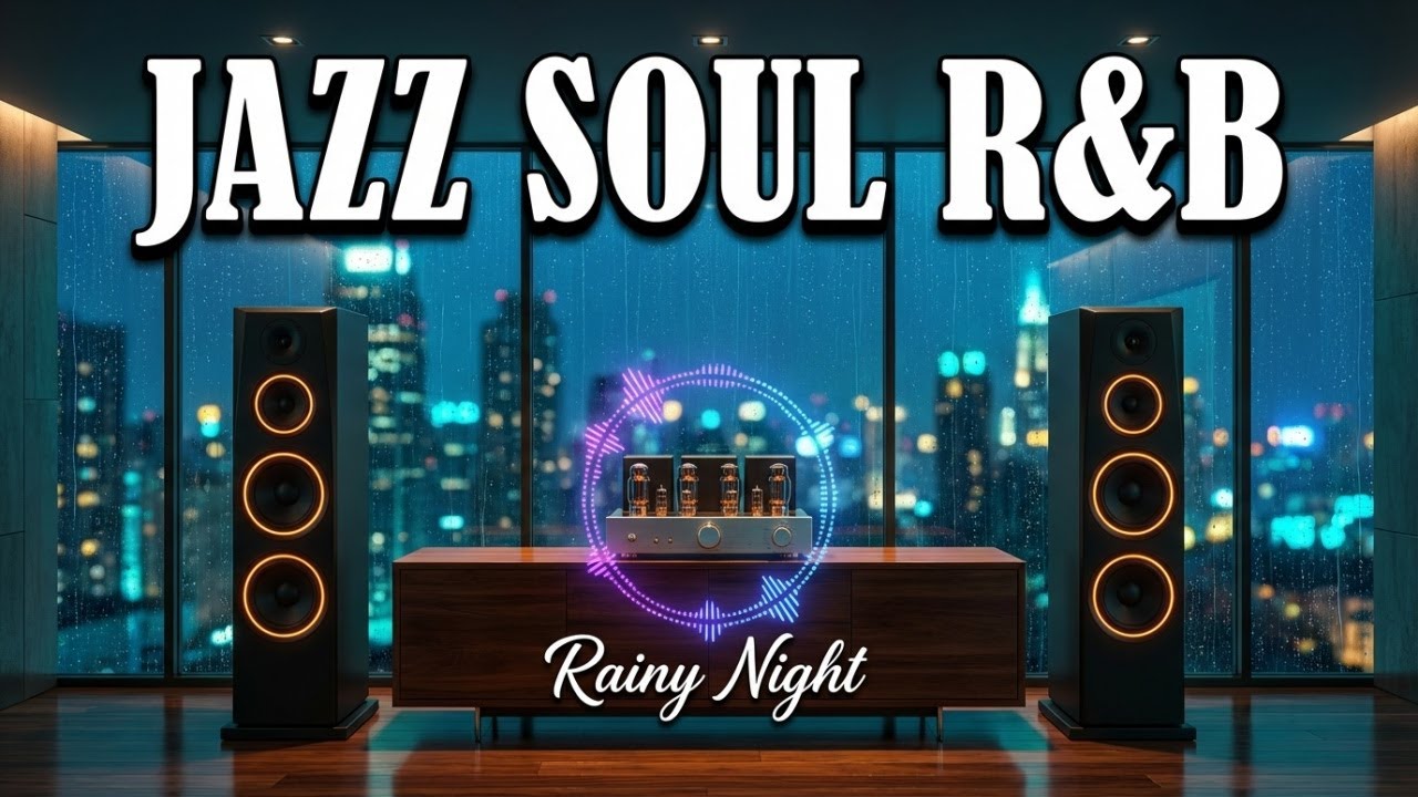 Smooth Jazz & Soulful R&B – Rainy Night Penthouse Melodies for Deep Focus & Relaxing Flow