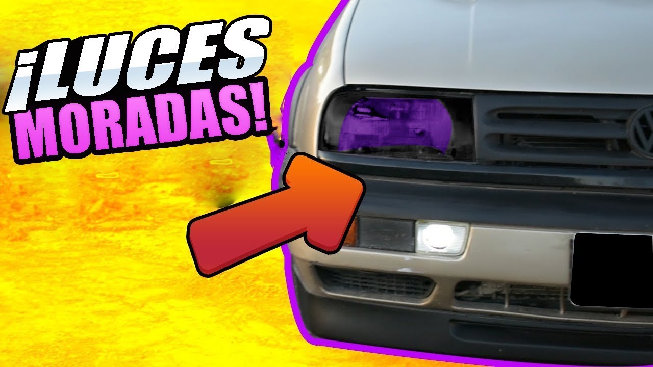 FONDEO DE FAROS ¡QUEDÓ LOQUÍSIMO! con LUCES MORADAS | PANCHO RU JETTA MK3