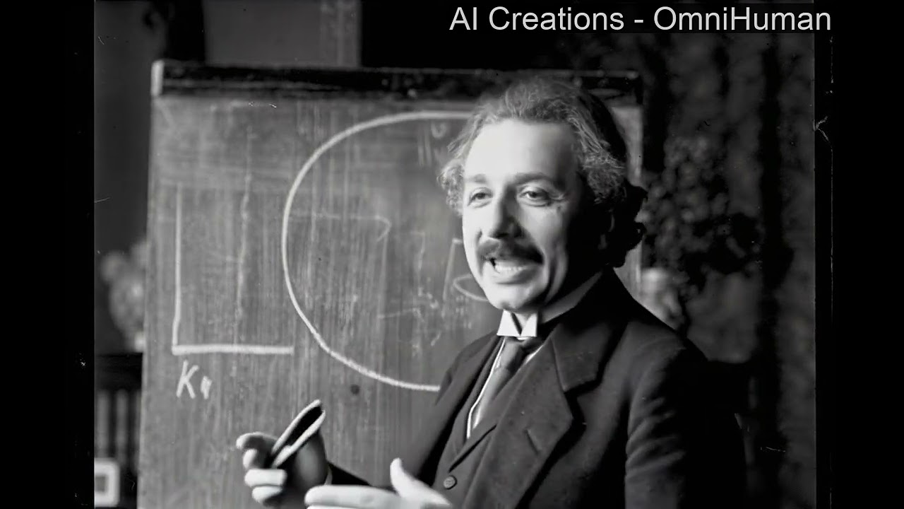 Mind-Blowing AI Video!  Albert Einstein Speaks Again!