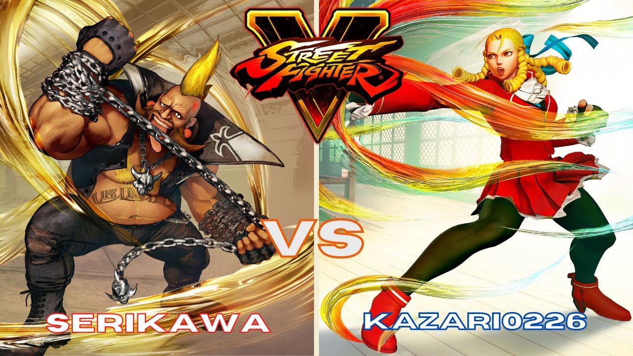 serikawa_PC (Birdie) vs Kazari0226SFV (Karin) Ranked Match Set (Street Fighter 5 Champion Edition)