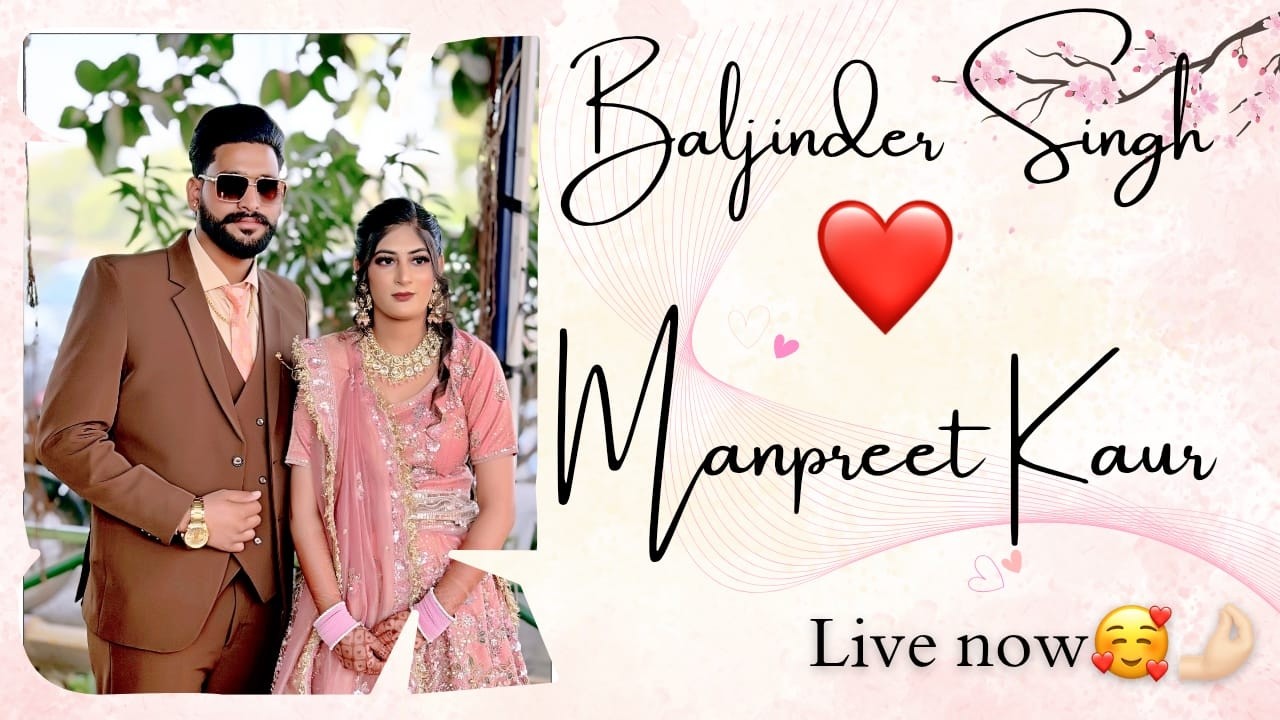 Baljinder Singh weds Manpreet Kaur Live Streaming//Live by:-Krishna photography (Kaithal) 9034632932