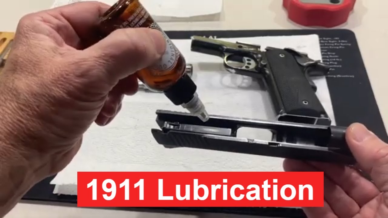 Как смазать пистолет Kimber 1911. Kimber Pro Carry II и большинство других моделей 1911 года #191...