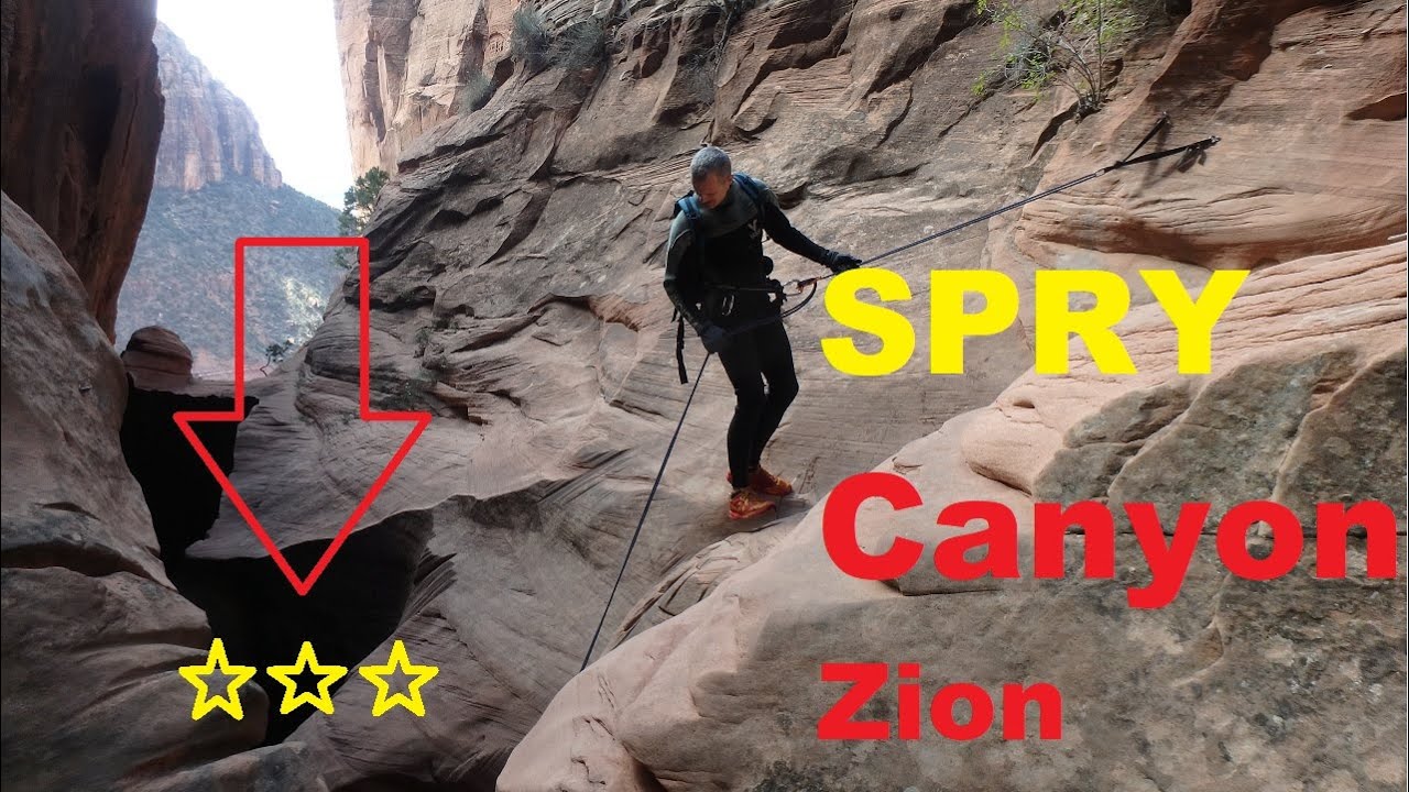 Spry Canyon in Zion - Fantastic, Varied Slot for Canyoneering