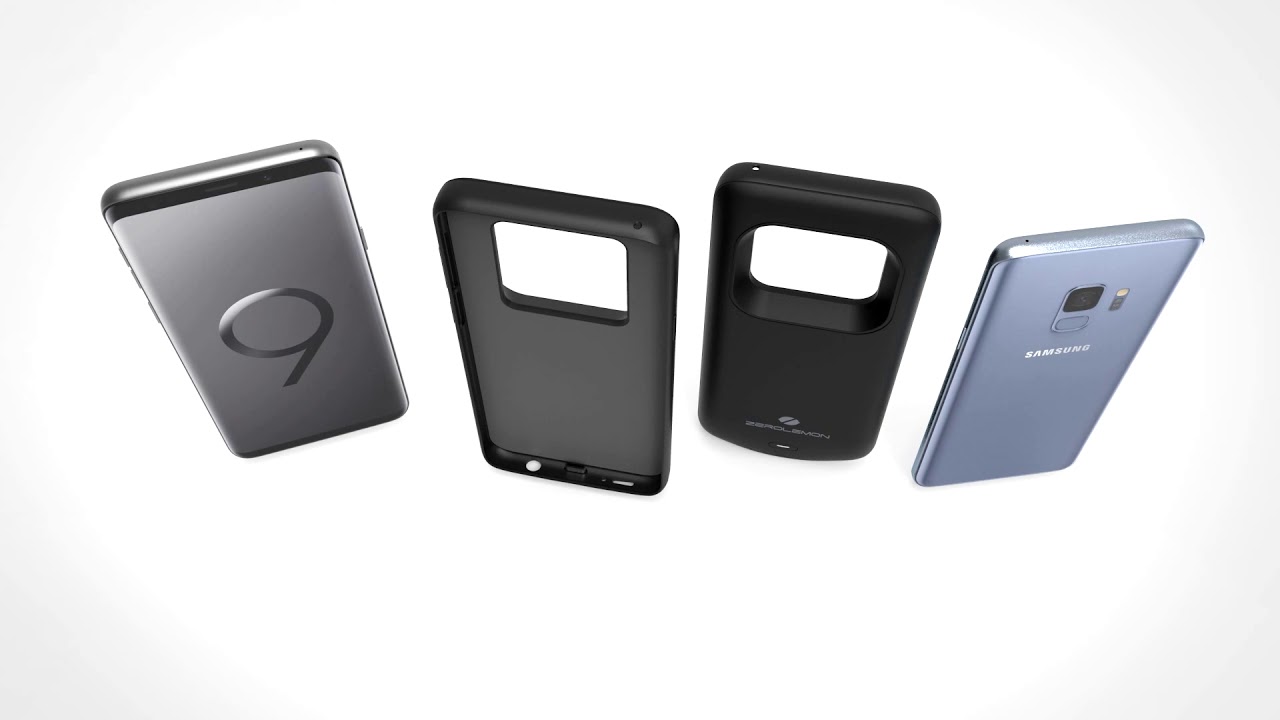 ZeroLemon Galaxy S9 4700mAh Slim Juicer and S9 Plus 5200mAh Battery Case