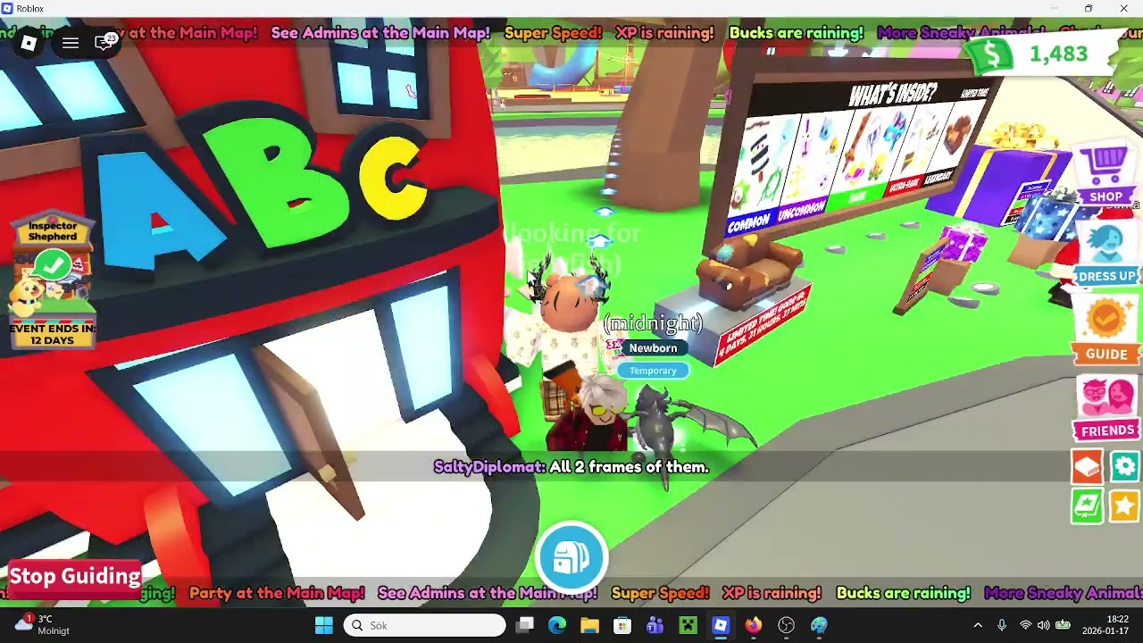 ADOPT me new admin abuse