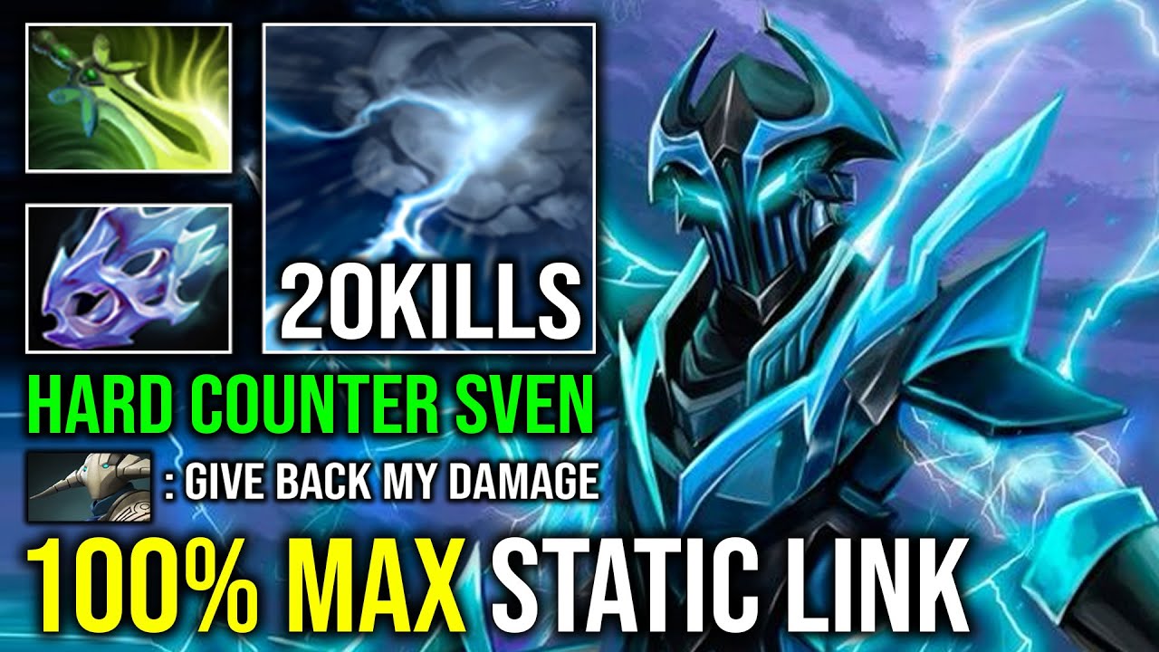 How to 1v5 Offlane Razor 100% Max Static Link Moon Shard Hybrid Right Click Counter Sven Dota 2