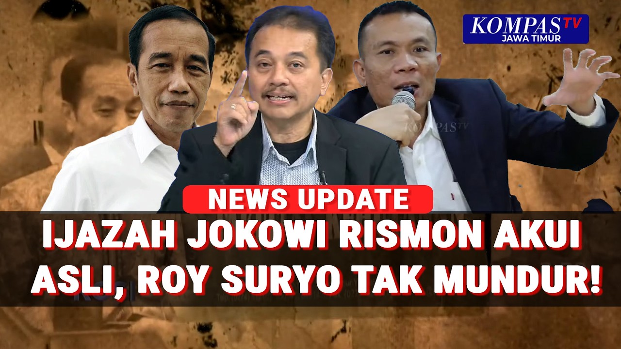 Roy Suryo Tak Mundur! Polemik Ijazah Jokowi Tetap Dilanjutkan Rismon Rismon Akui Asli