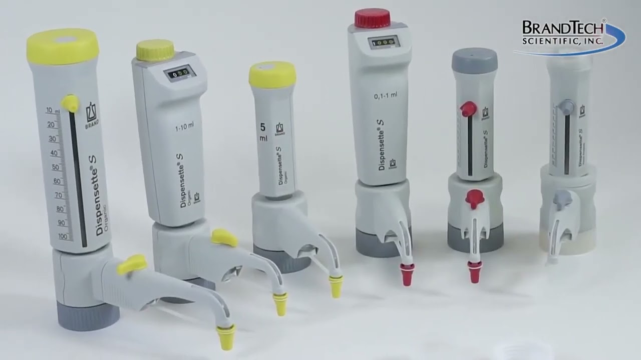 Dispensette Bottle Top Dispenser From BrandTech Scientific
