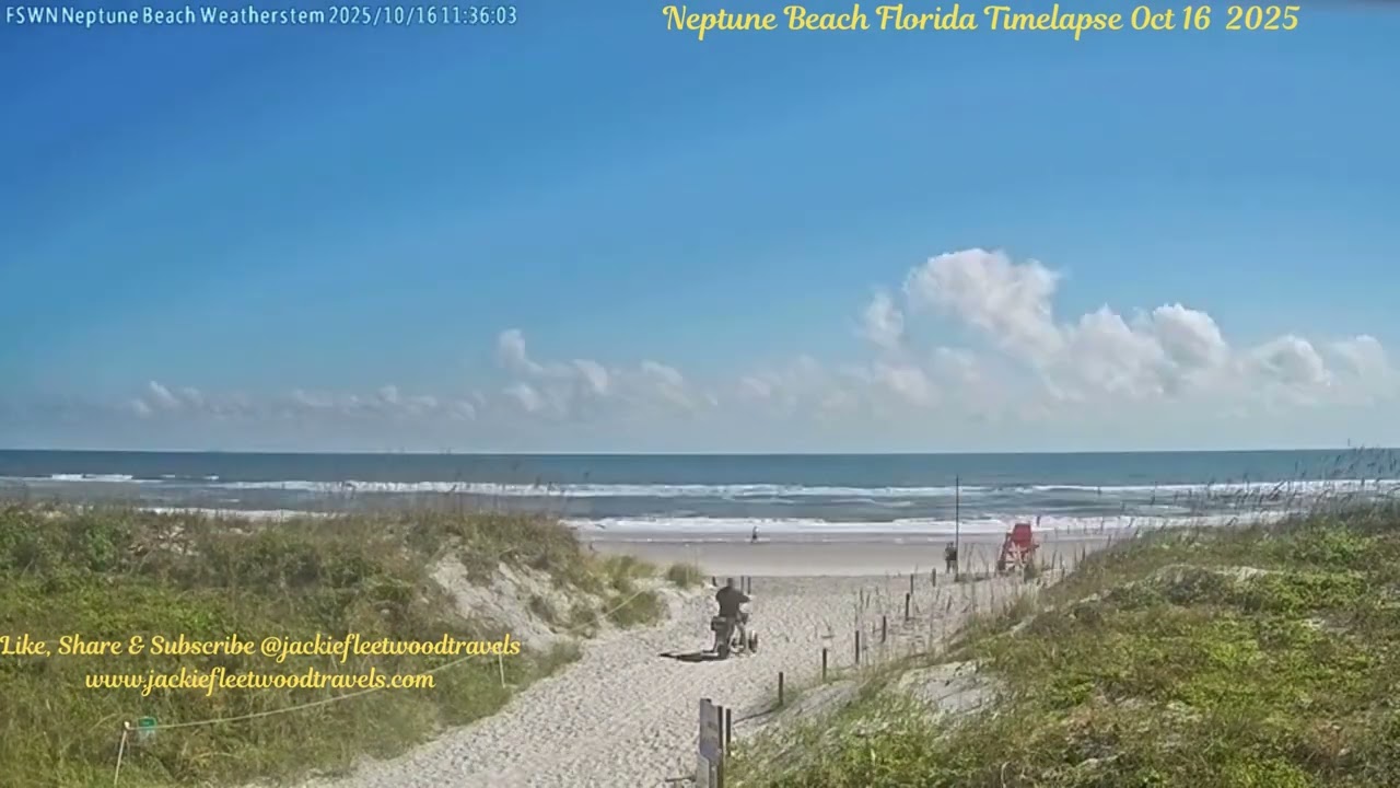 Neptune Beach Florida Timelapse Oct 16 2025