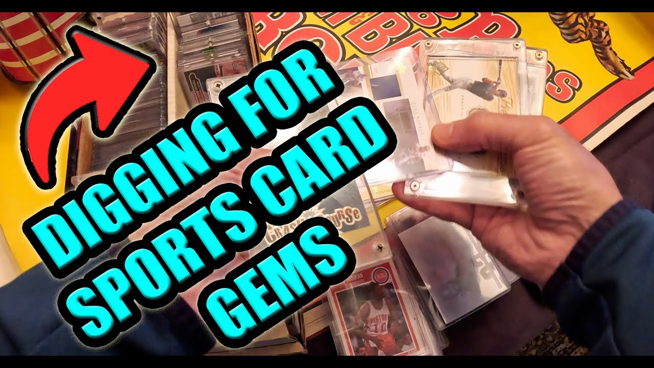 Digging for Sports Card Gems at a Yard Sale #sportscards #baseballcards #yardsalefinds