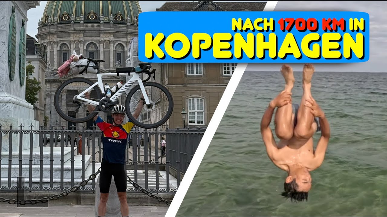 Endlich in KOPENHAGEN + MEER // 7. Etappe nach Kopenhagen | 110 KM | Gangster Tour #2.4