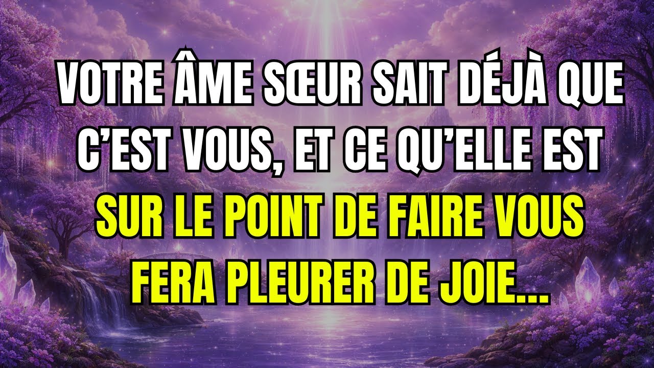 Votre âme sœur SAIT DÉJÀ que c’est vous, et ce qu’elle est sur le point de faire vous fera pleure...