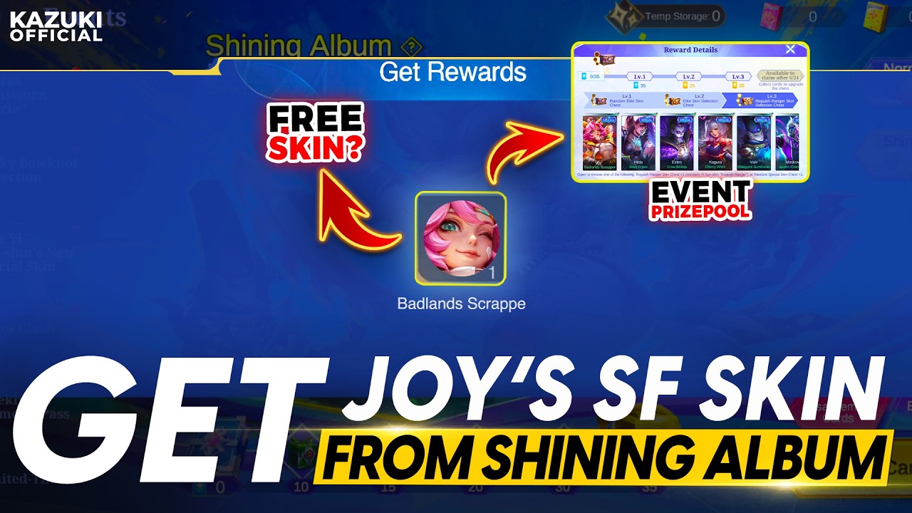 GET A FREE SPECIAL SKIN FROM SHINING ALBUM | A STREET FIGHTER COLLAB SKIN