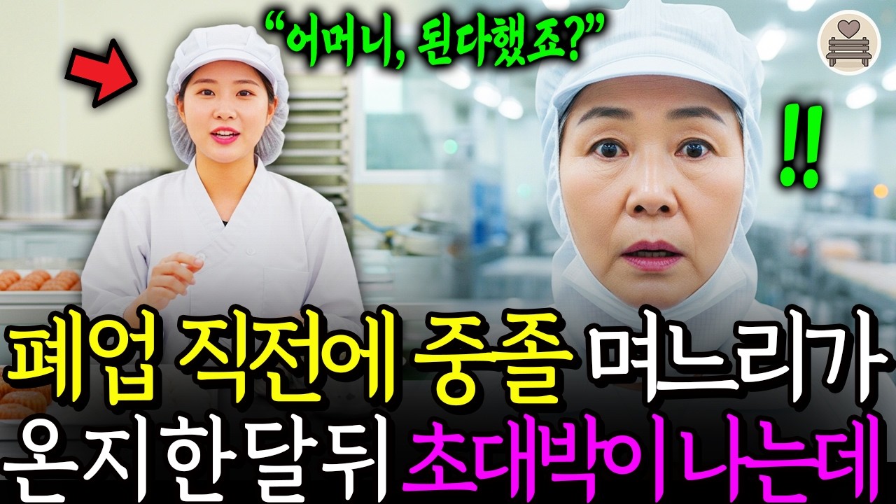 중졸인 며느리를 직원으로 받아준 폐업직전 회사 시모, 한달 뒤 기적이 일어나는데..ㅣ반전사연ㅣ감동사연ㅣ노후사연ㅣ사연라디오