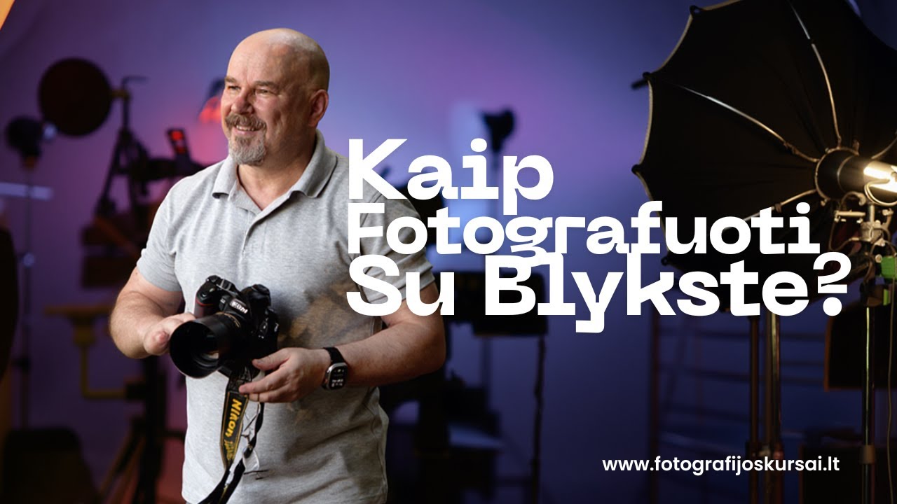 Kaip Fotografuoti Su Blykste? | Dobrovolskio Fotografijos Kursai