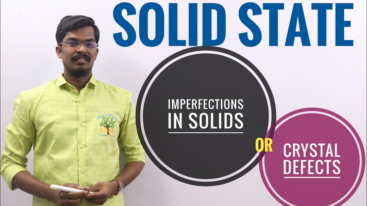 Crystal Defects or Imperfections in Solids