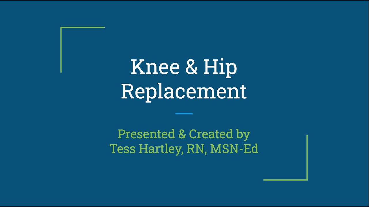 Knee & Hip Replacement at BASC