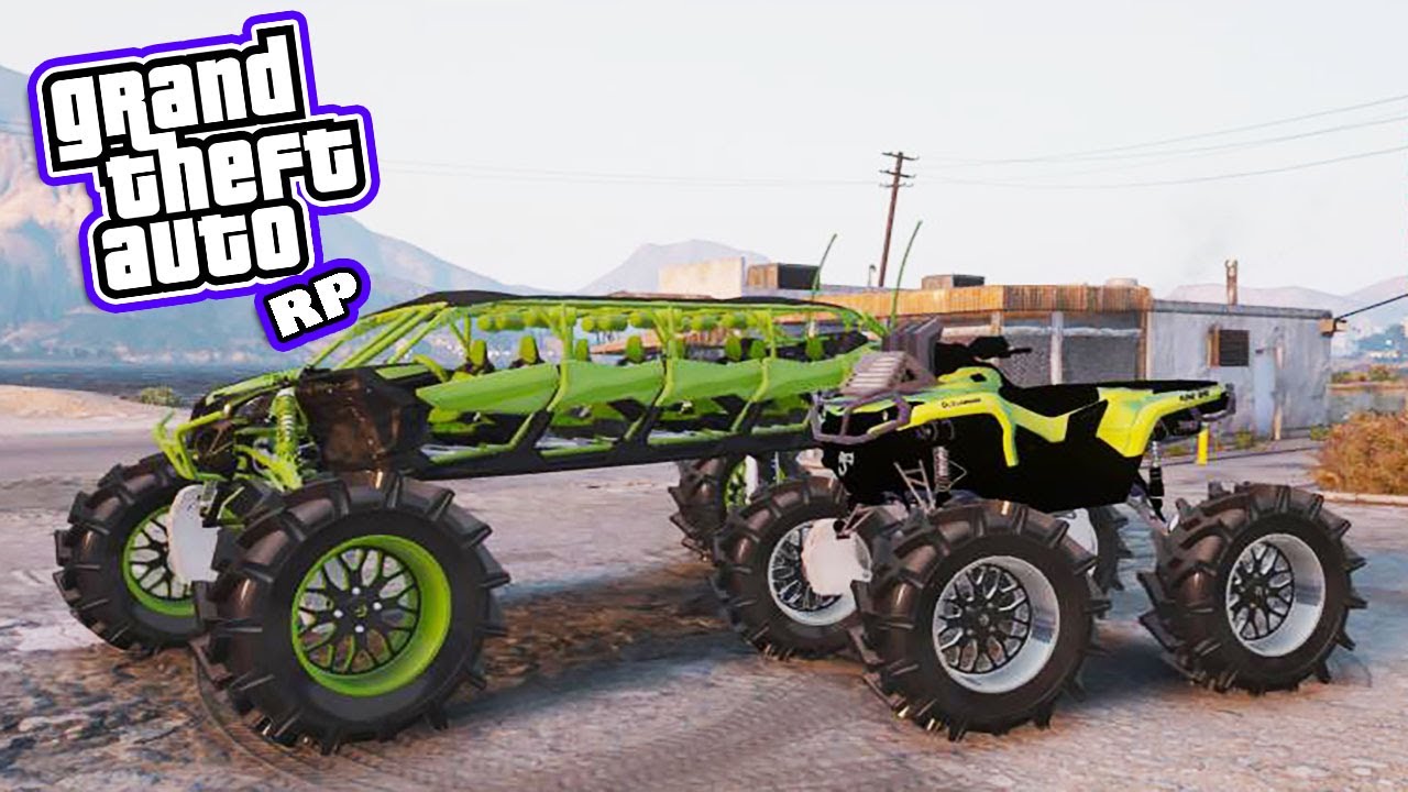 GTA RP - Водные колёса в болоте на Канамс (всё идёт не так)