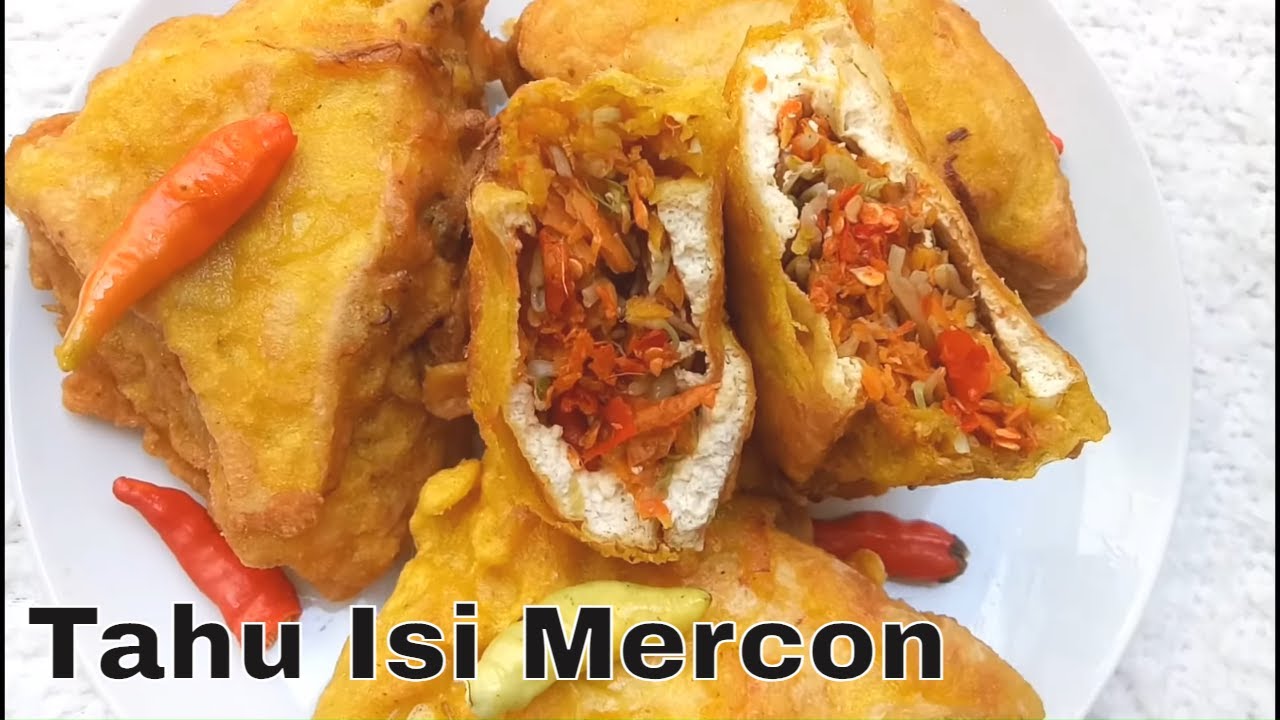 cara membuat tahu isi mercon atau tahu isi pedas