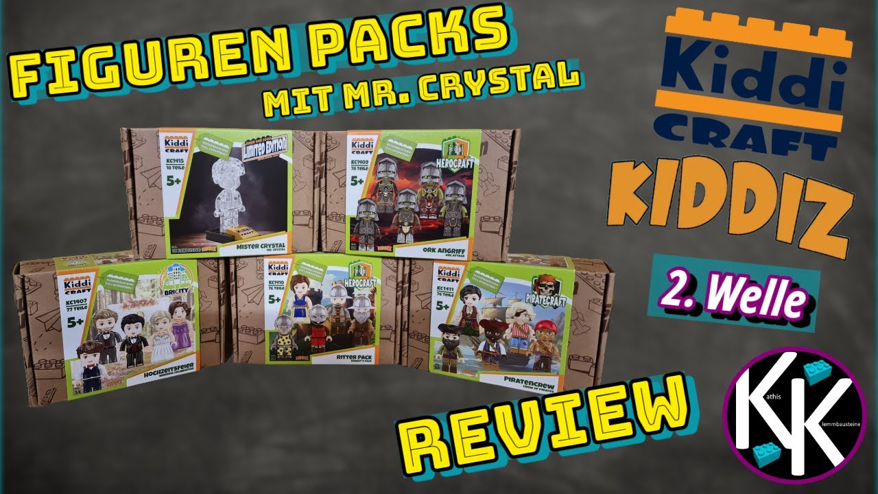 Kiddiz Packs - KC1411 KC1410 KC1409 KC1407 - Mister Crystal - KC1415 - Aufbau und Review